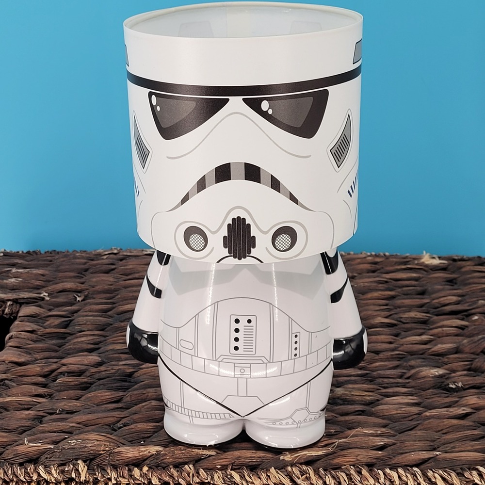 Groovy Star Wars Stormtrooper Mood Light Kids OS Desk Lamp White USB Battery